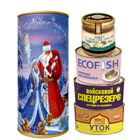 Новогодний подарочный набор №25 в ТУБУСЕ