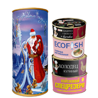 Новогодний подарочный набор №26 в ТУБУСЕ