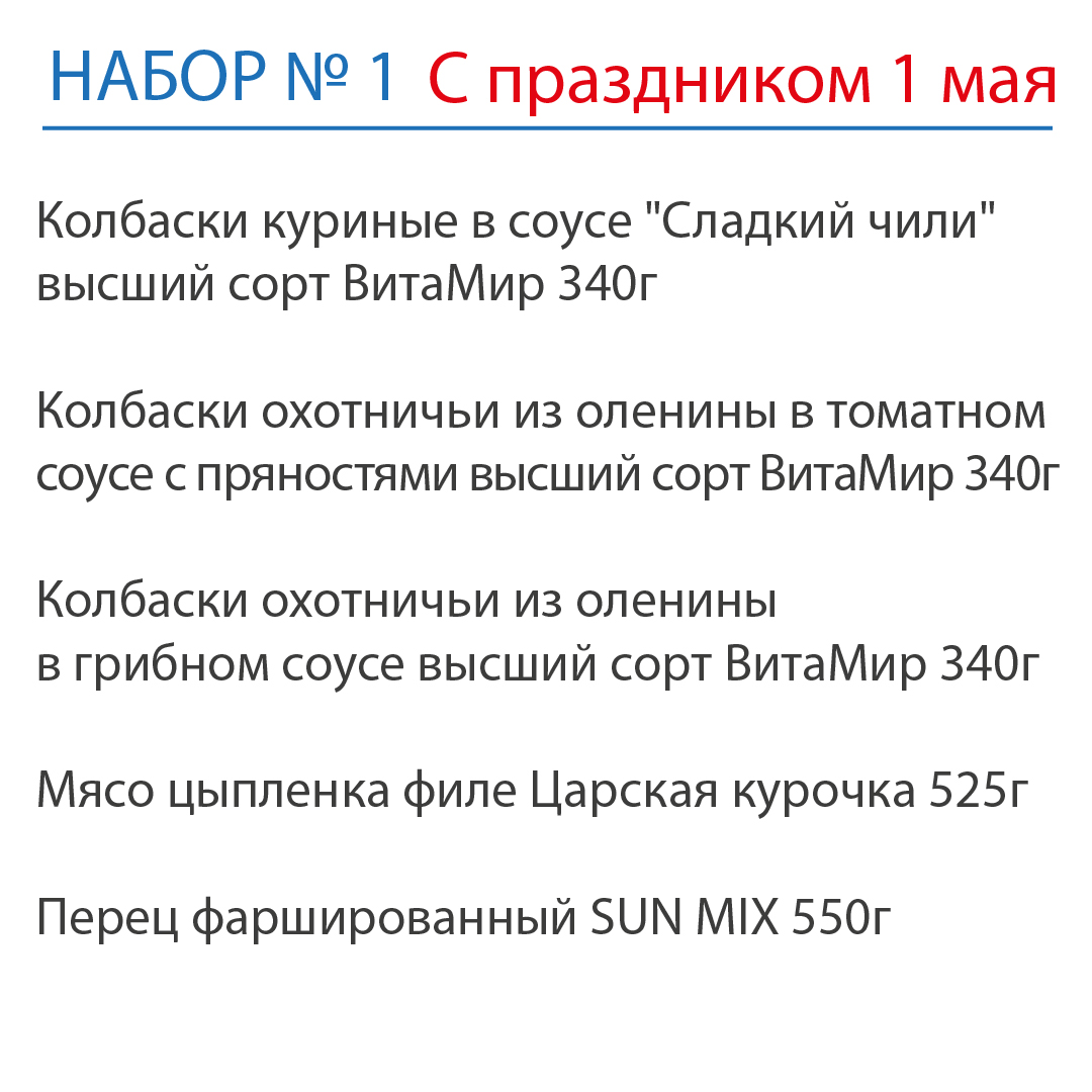 Подарочный набор к 1 мая "С праздником Весны и труда" №1