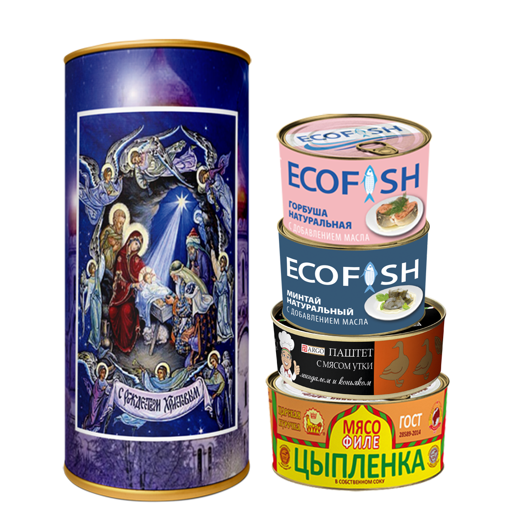 Рождественский подарочный набор №24 в ТУБУСЕ