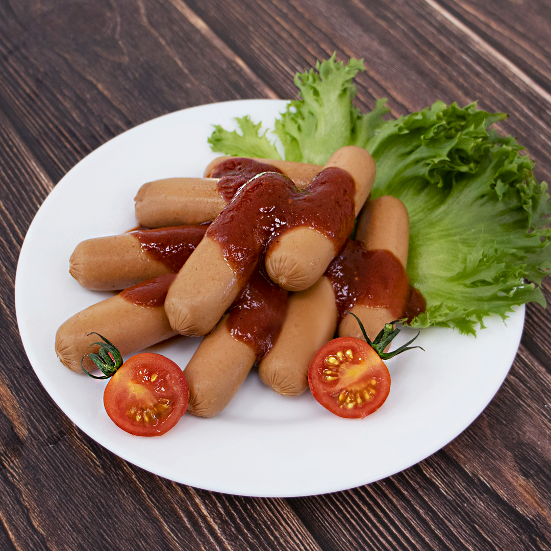 Сосиски с томатным кетчупом высший сорт ВитаМир 340г