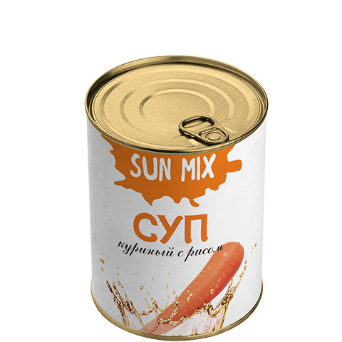 Суп куриный с рисом Sun Mix 340г