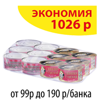 СВИНИНА ТУШЕНАЯ ГОСТ АССОРТИ 325г (упаковка 12 б.)